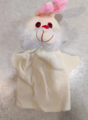 Rabbit Hand Puppet for jaadui pitara ncert