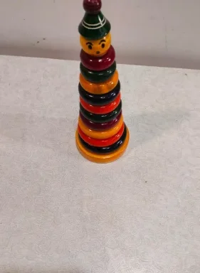 Joker Wooden Ring Set