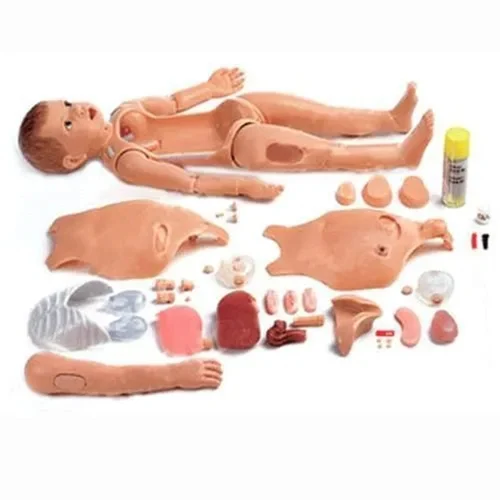 Advanced nursing baby unisex infant simulator used for newborn care training in nursing education