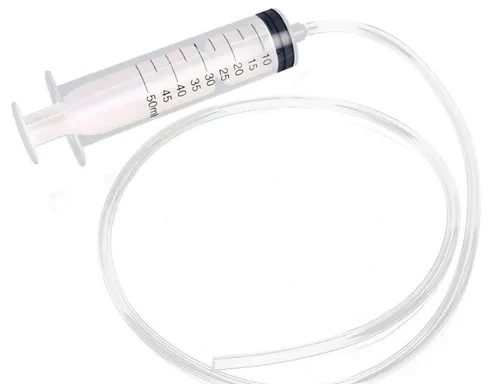 Auxiliary Items A transparent rubber thin tube (fit in syringe)