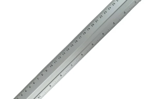 Auxiliary Items Aluminium Ruler,Anodized,Marking in inches,printed in black