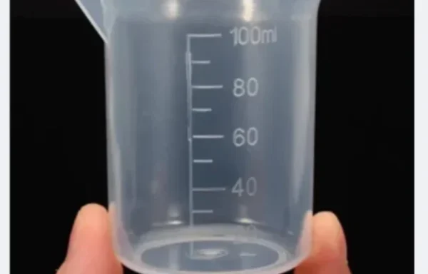 Auxiliary Items Beaker 100ml Plastic, with marking of 10ml