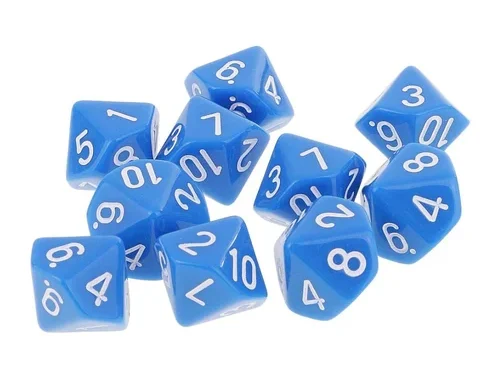Auxiliary Items Big blue dice