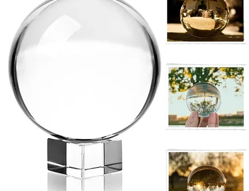 Auxiliary Items Glass ball with Stand 80mm Dia with Crystal Stand