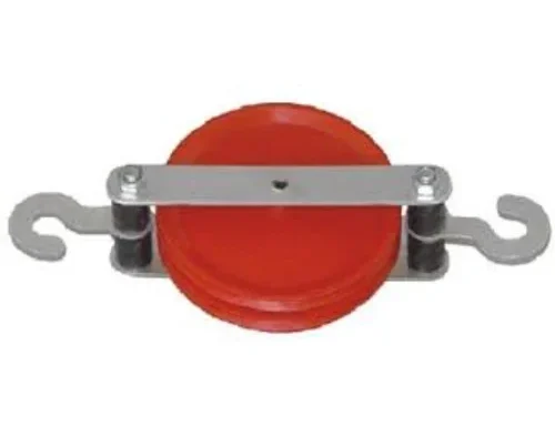 Auxiliary Items Single pulley with holder Diameter 25mm Plastic