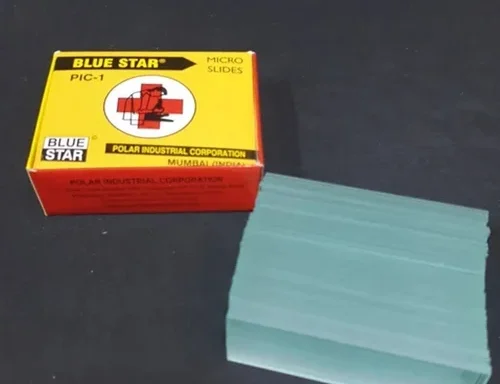 Blue Star Microscope Slide