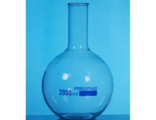 Borosilicate Glass Flat Bottom Flask