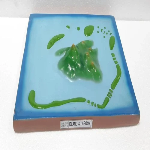 Geological laboratory model used for teaching rocks, minerals, and geological processes in earth science education